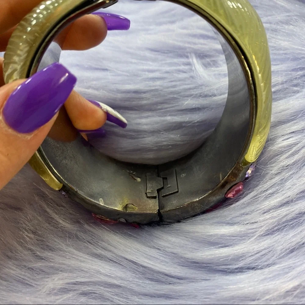 Thick Jeweled Cuff